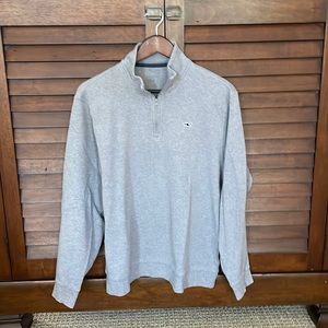 Vineyard Vines Men’s 1/4 Zip  Blue Pullover Sweatshirt Size M